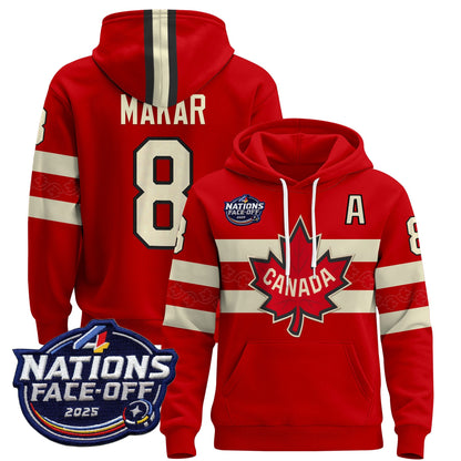 Men's Canada 4 Nations Face-Off 2025 Pullover Hoodie V2 - All Stitched