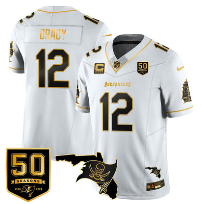 Men's Tampa Bay Buccaneers 50th Season Limited Jersey - All Stitched