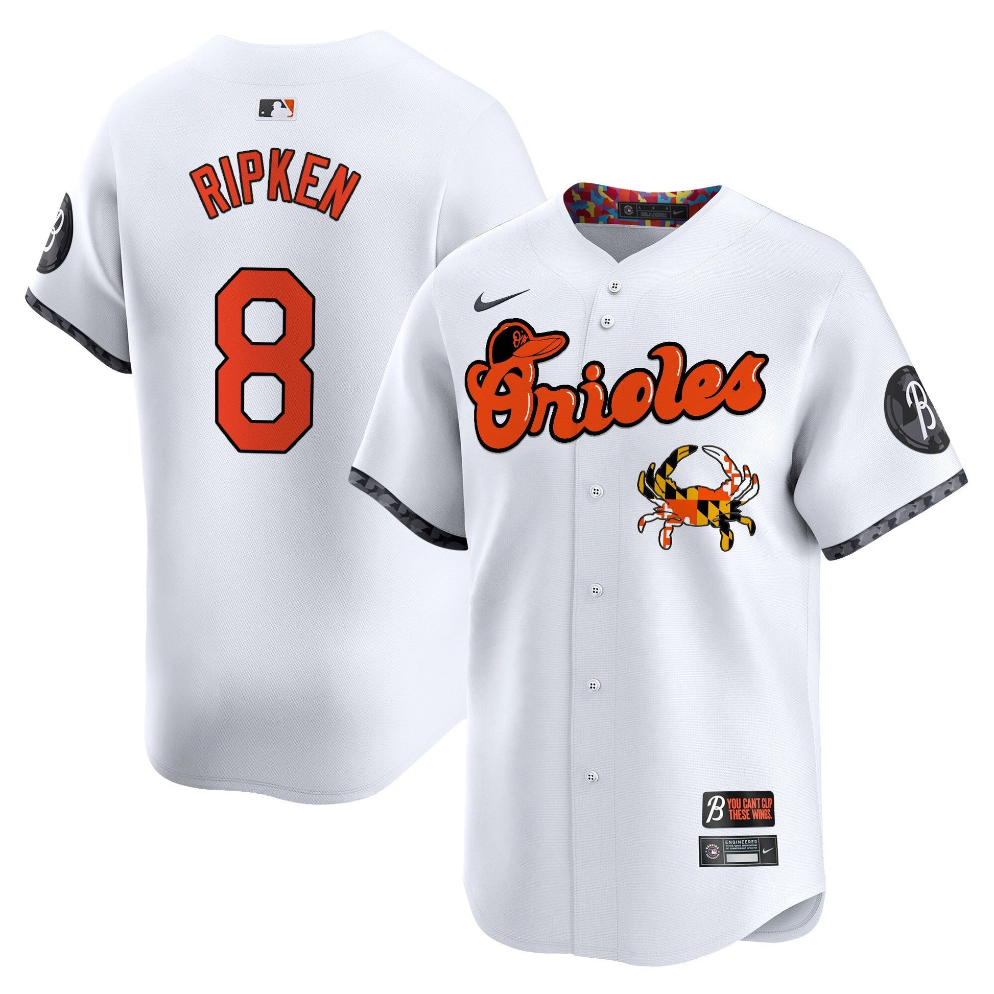 Men's Baltimore Orioles Maryland Blue Crab Vapor Premier Limited Jersey - All Stitched
