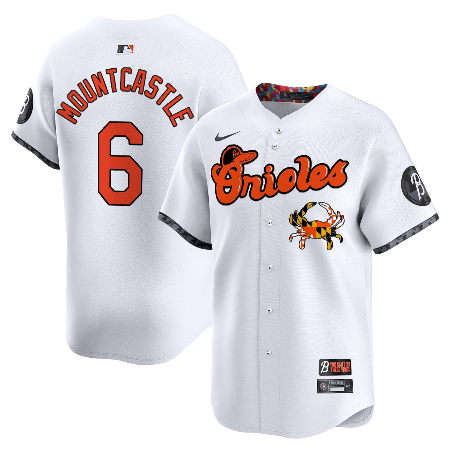 Men's Baltimore Orioles Maryland Blue Crab Vapor Premier Limited Jersey - All Stitched