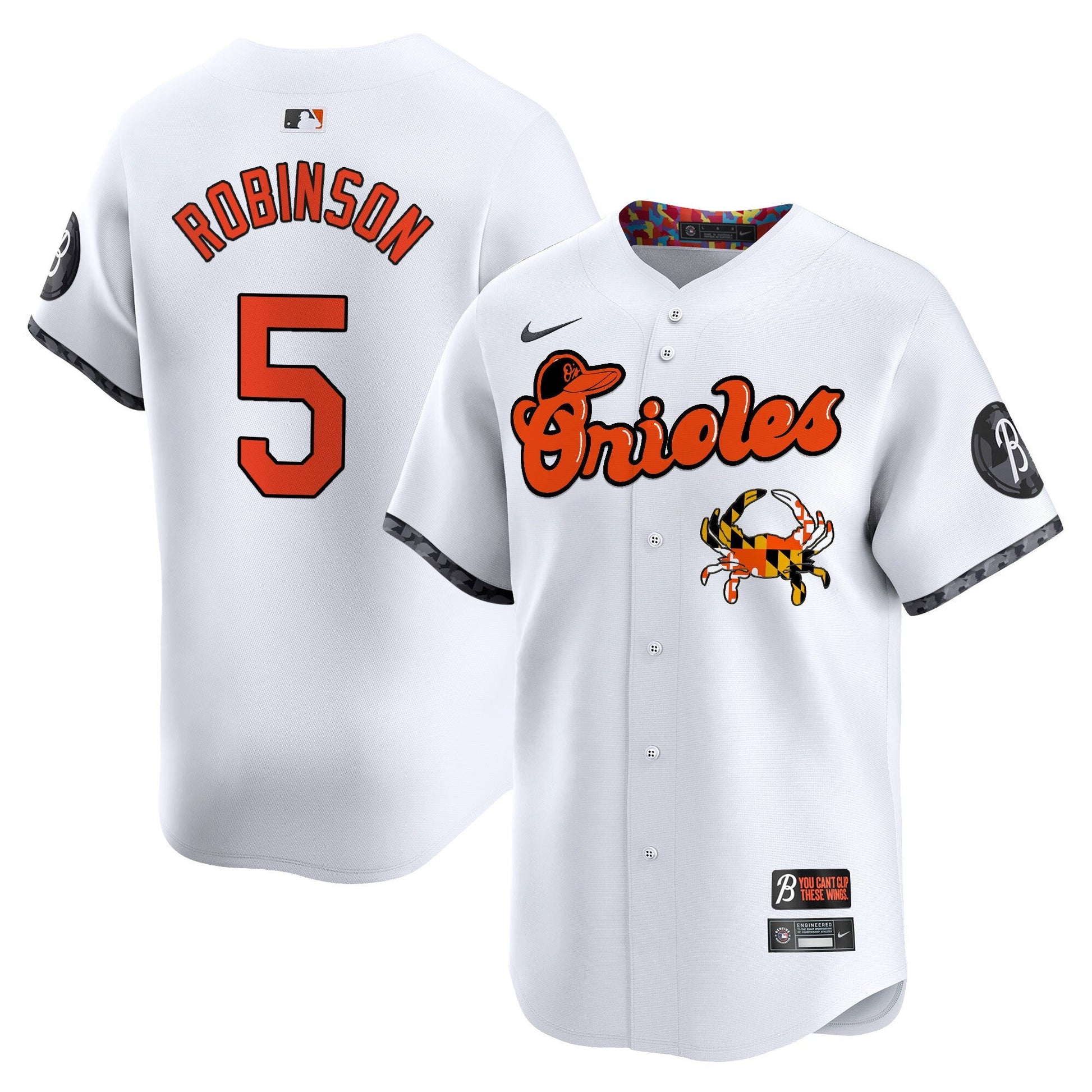Men's Baltimore Orioles Maryland Blue Crab Vapor Premier Limited Jersey - All Stitched