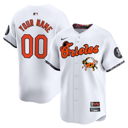 Baltimore Orioles Maryland Blue Crab Vapor Premier Limited Custom Jersey - All Stitched