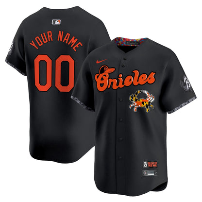 Baltimore Orioles Maryland Blue Crab Vapor Premier Limited Custom Jersey - All Stitched