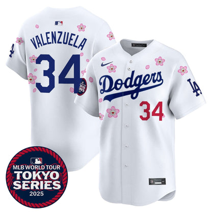 Men's Dodgers Tokyo Series 2025 Vapor Premier Limited Jersey V2 - Stitched