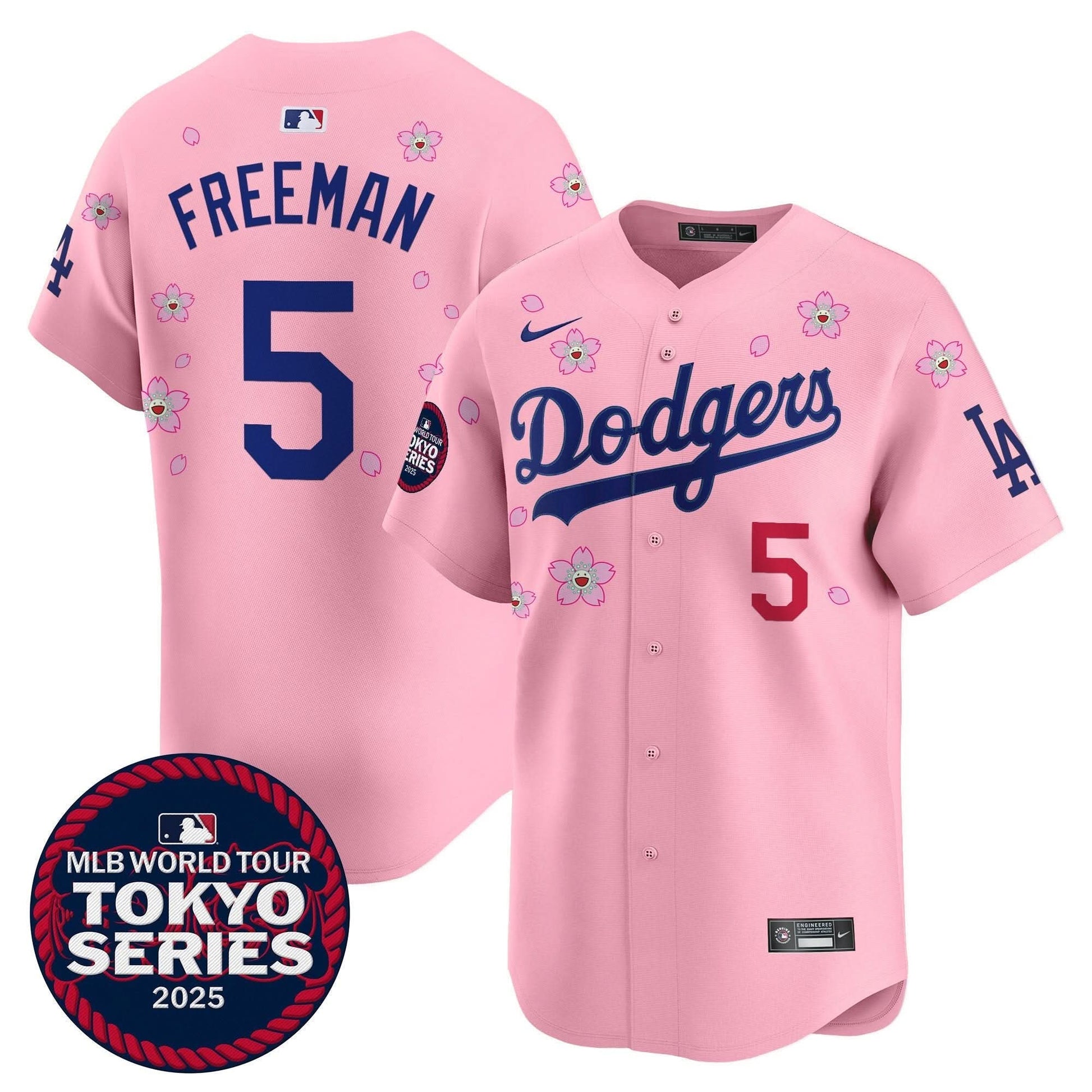 Men's Dodgers Tokyo Series 2025 Vapor Premier Limited Jersey V2 - Stitched