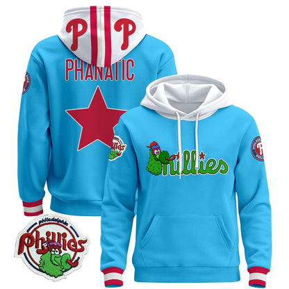 Men's Philadelphia Phillies Phanatic Patch Pullover Hoodie - All Stitched
