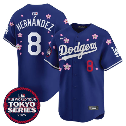 Men's Dodgers Tokyo Series 2025 Vapor Premier Limited Jersey V2 - Stitched