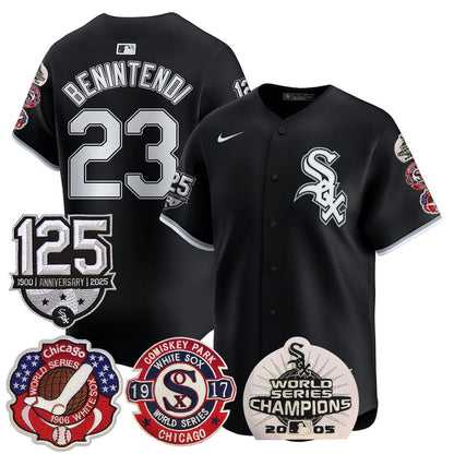Men's Chicago White Sox 125th Anniversary - World Series Champions Jersey - All Stitched