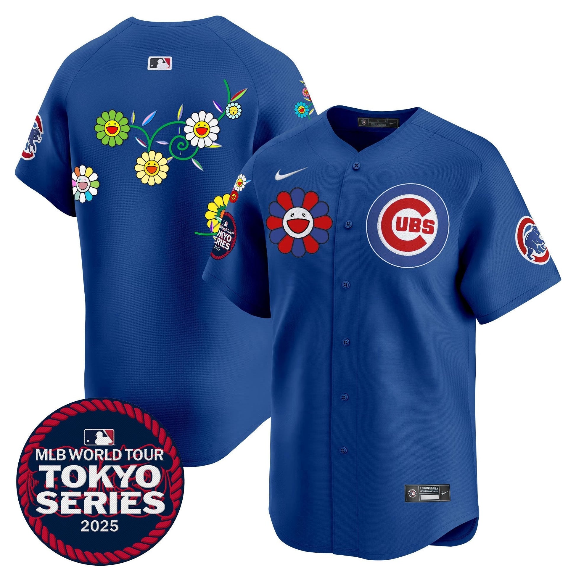 Men's Chicago Cubs Tokyo Series 2025 Vapor Premier Limited Jersey - Stitched