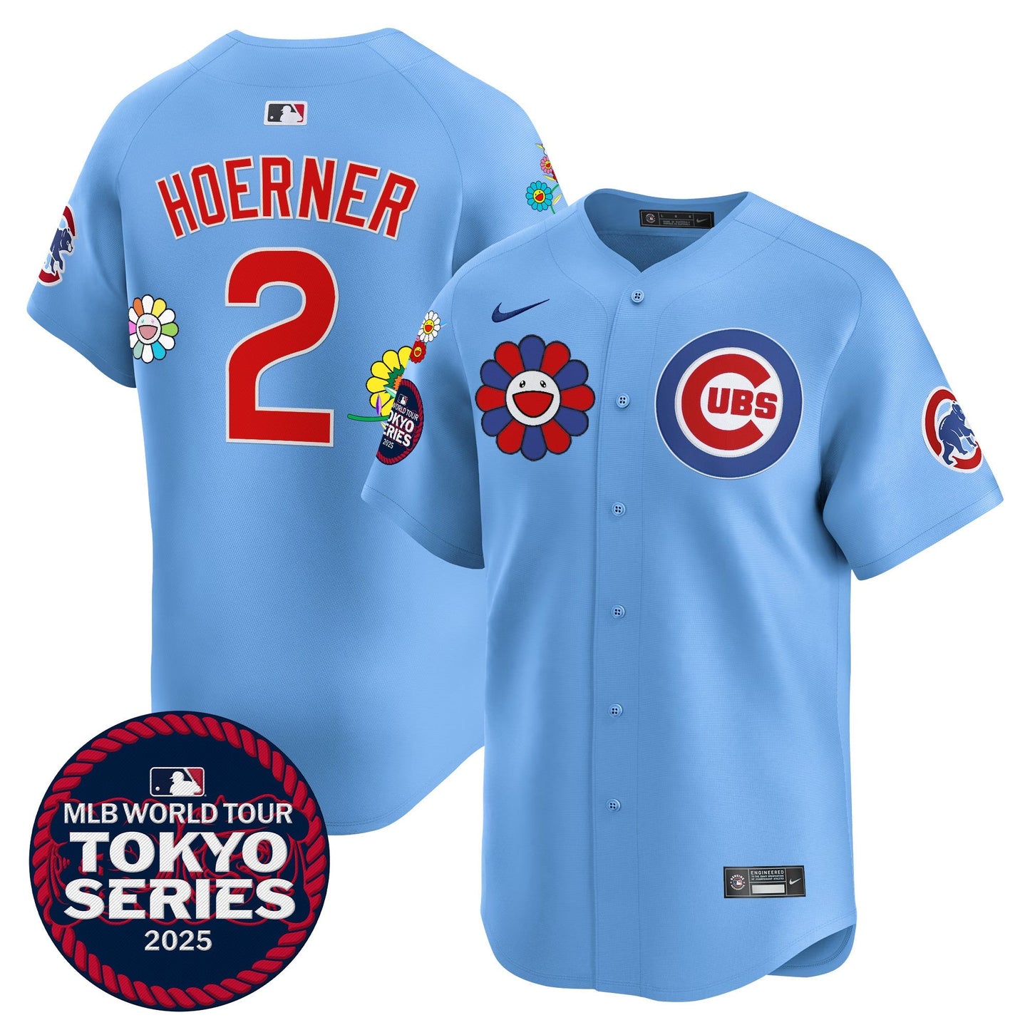 Men's Chicago Cubs Tokyo Series 2025 Vapor Premier Limited Jersey - Stitched