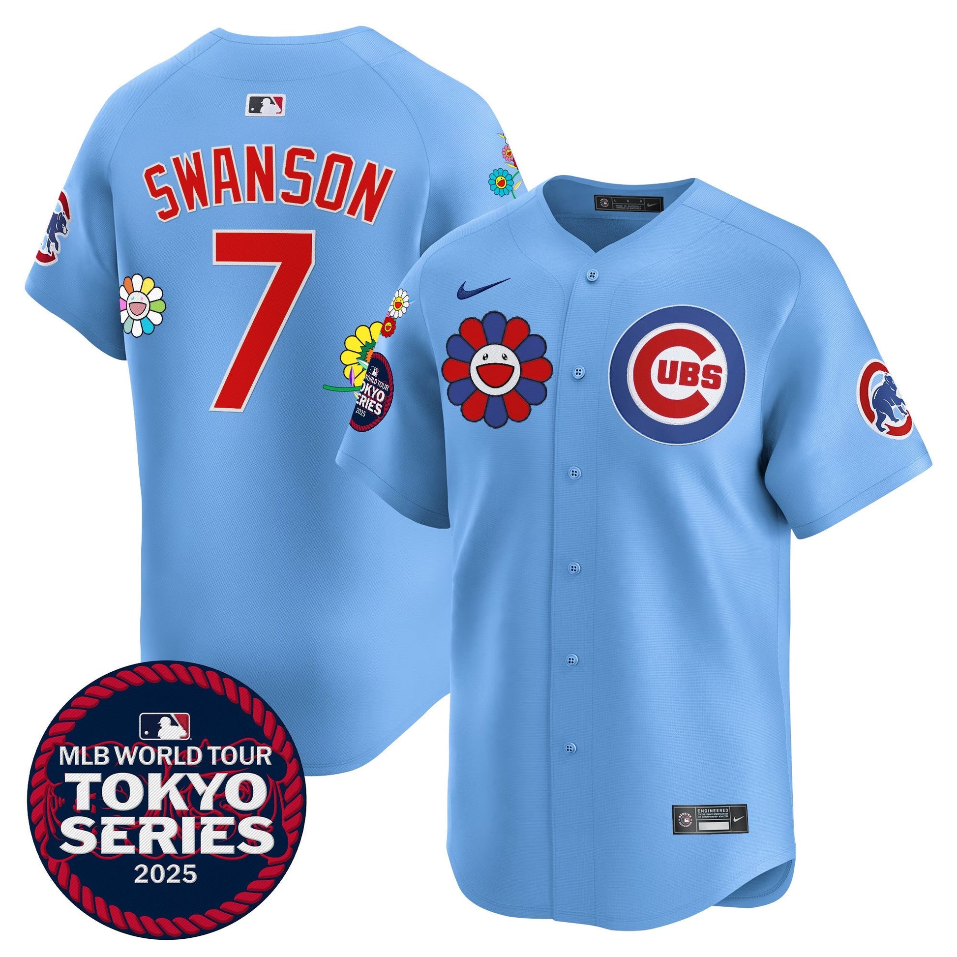 Men's Chicago Cubs Tokyo Series 2025 Vapor Premier Limited Jersey - Stitched