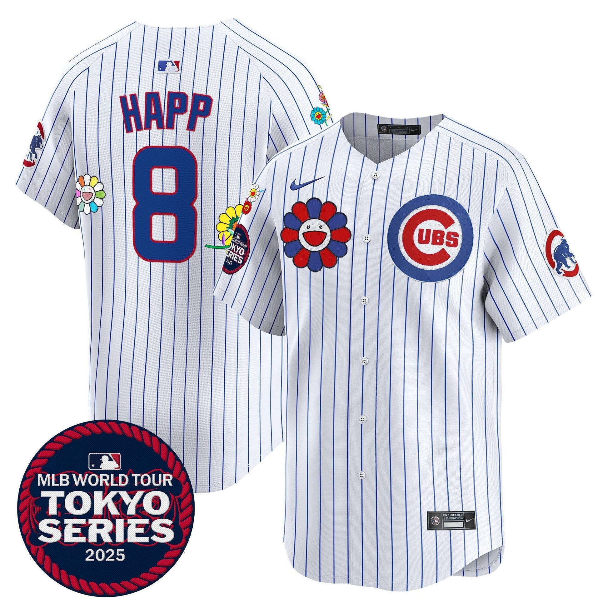 Men's Chicago Cubs Tokyo Series 2025 Vapor Premier Limited Jersey - Stitched
