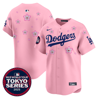 Men's Dodgers Tokyo Series 2025 Vapor Premier Limited Jersey V2 - Stitched
