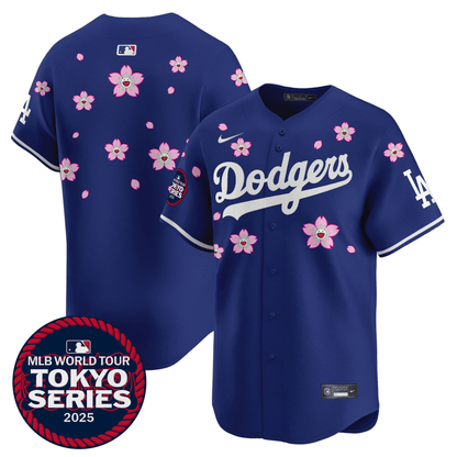 Men's Dodgers Tokyo Series 2025 Vapor Premier Limited Jersey V2 - Stitched