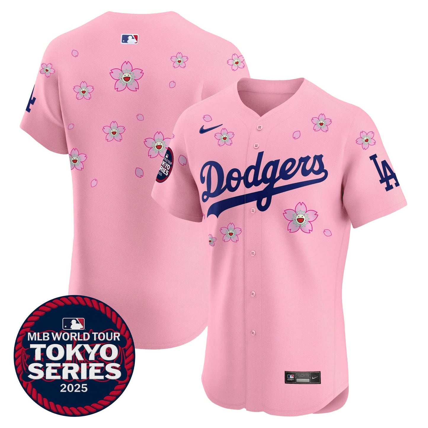 Men's Dodgers Tokyo Series 2025 Vapor Premier Elite Jersey - Stitched