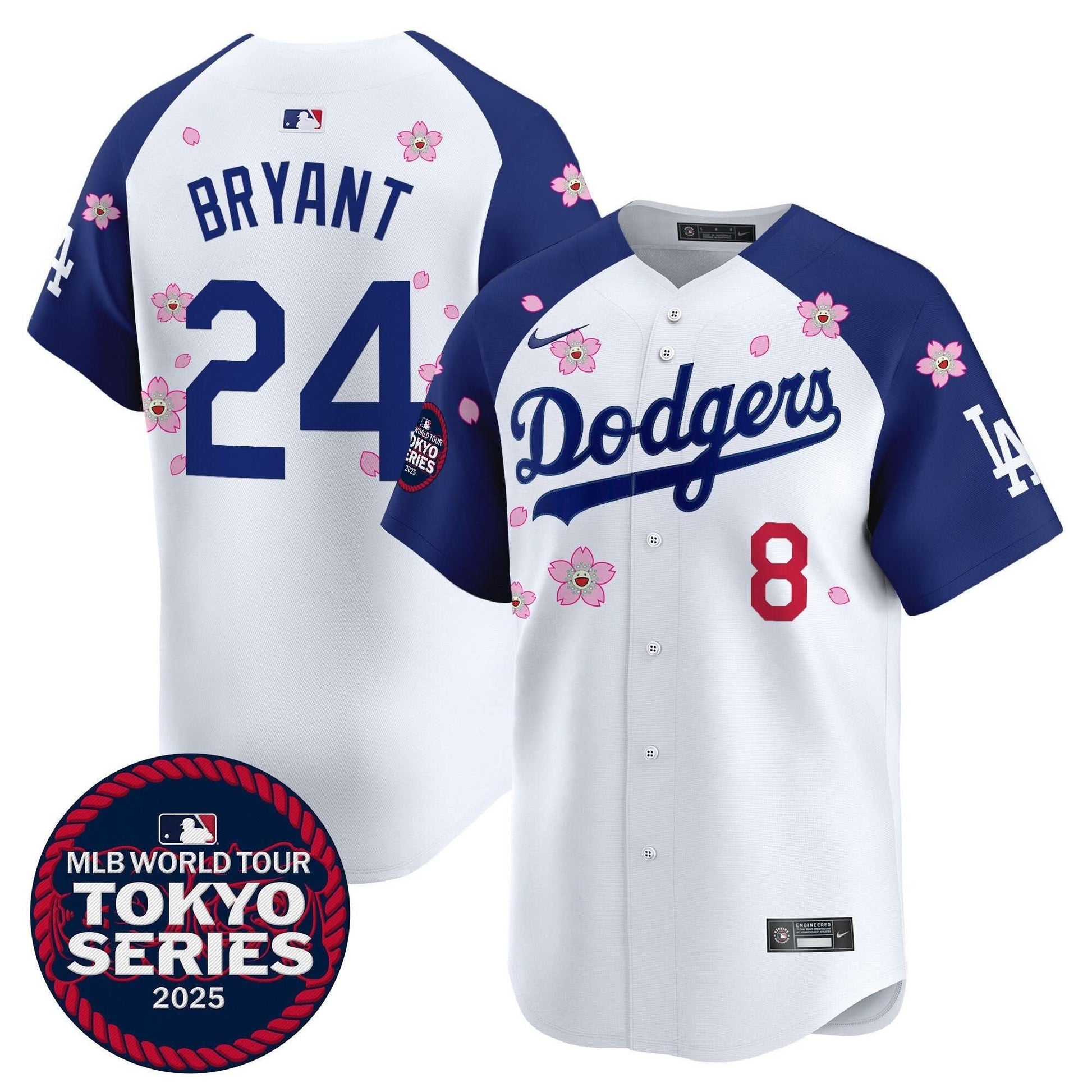 Men's Dodgers Tokyo Series 2025 Vapor Premier Limited Jersey V2 - Stitched