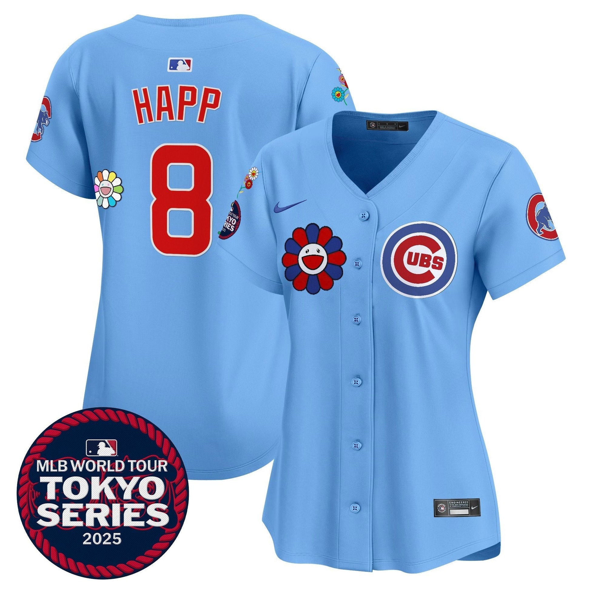 Women's Chicago Cubs Tokyo Series 2025 Vapor Premier Limited Jersey - All Stitched
