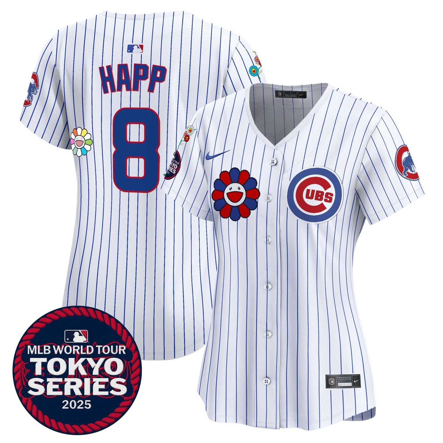 Women's Chicago Cubs Tokyo Series 2025 Vapor Premier Limited Jersey - Stitched