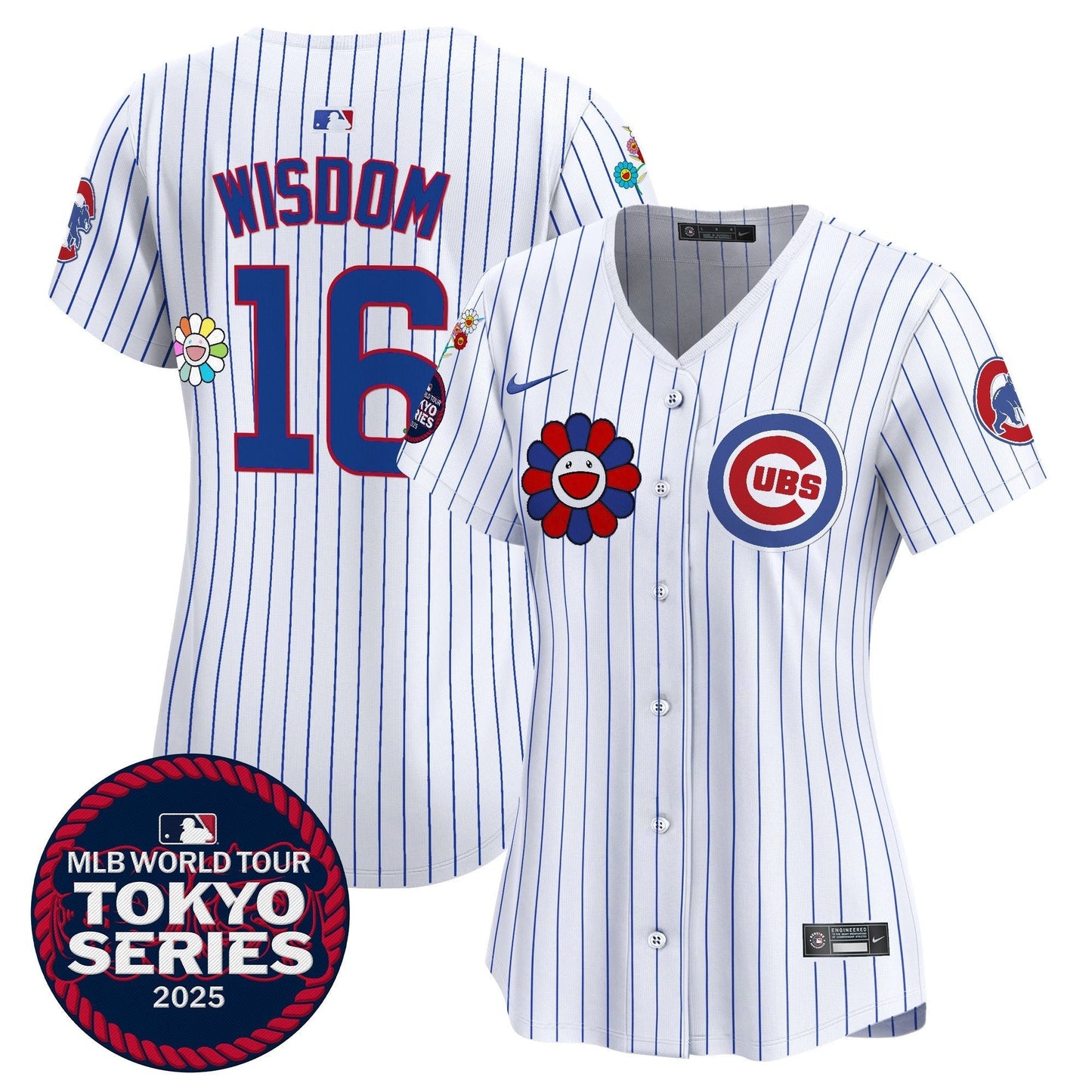 Women's Chicago Cubs Tokyo Series 2025 Vapor Premier Limited Jersey - All Stitched