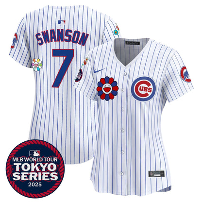 Women's Chicago Cubs Tokyo Series 2025 Vapor Premier Limited Jersey - Stitched