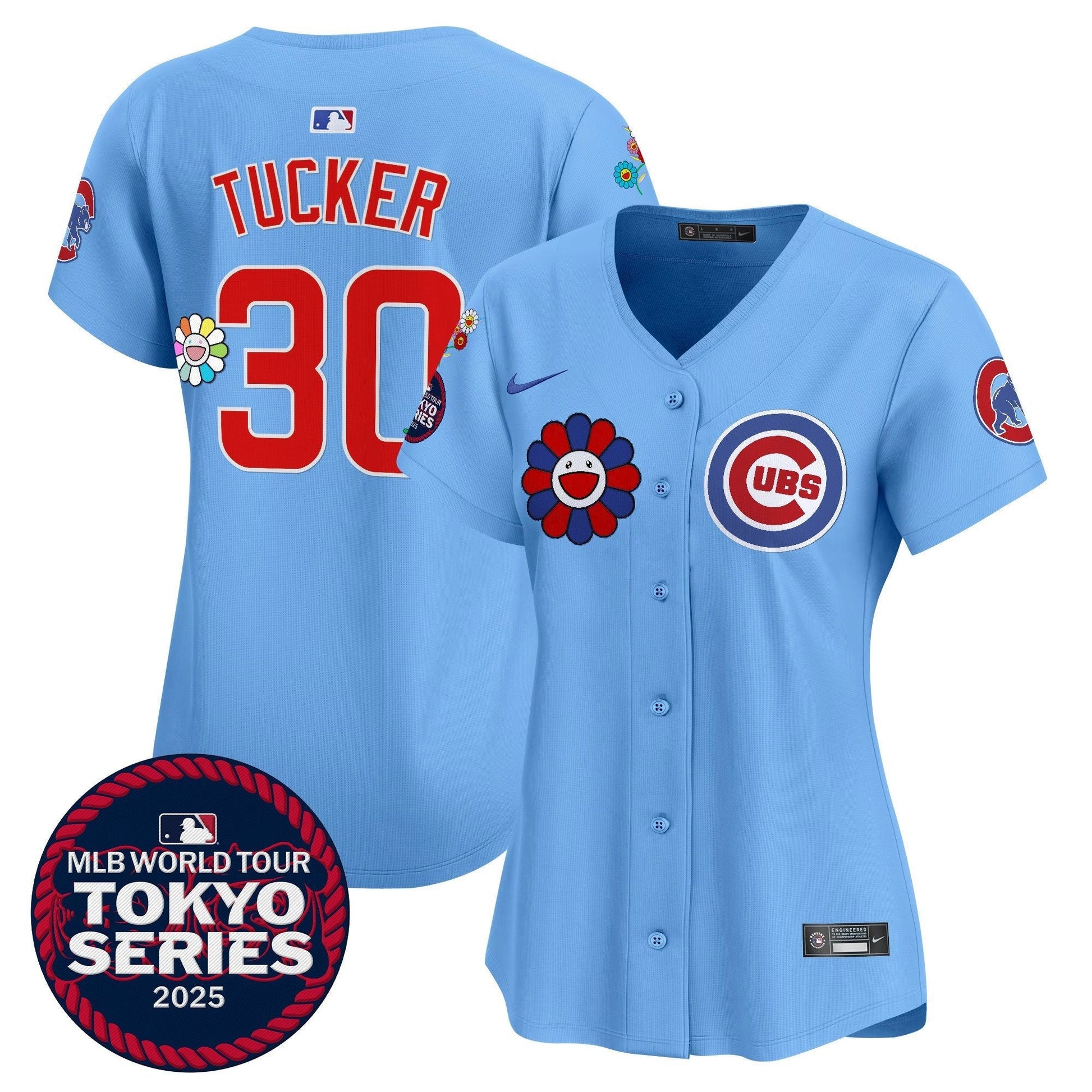 Women's Chicago Cubs Tokyo Series 2025 Vapor Premier Limited Jersey - All Stitched