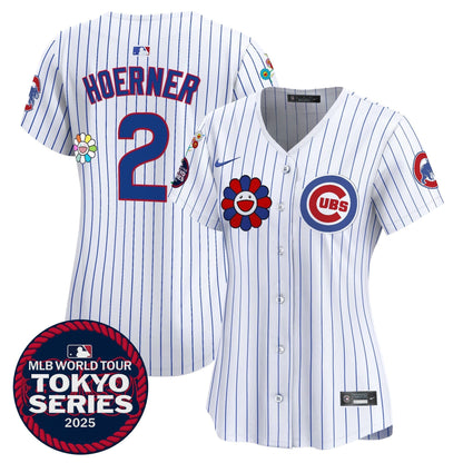Women's Chicago Cubs Tokyo Series 2025 Vapor Premier Limited Jersey - All Stitched