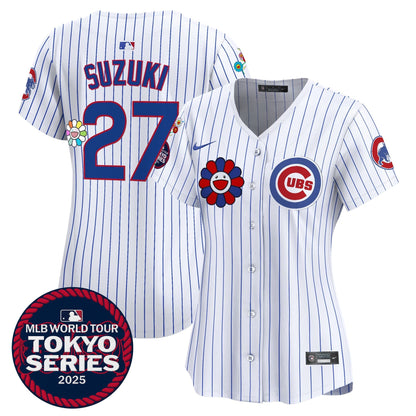 Women's Chicago Cubs Tokyo Series 2025 Vapor Premier Limited Jersey - Stitched