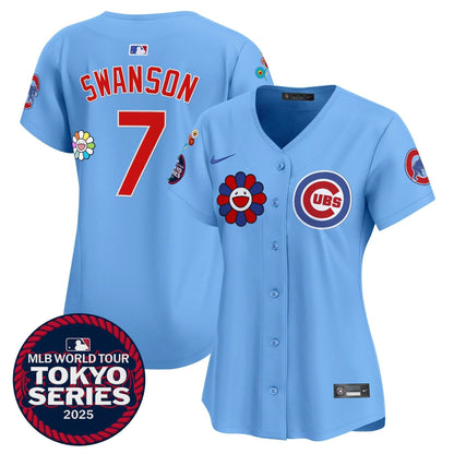 Women's Chicago Cubs Tokyo Series 2025 Vapor Premier Limited Jersey - All Stitched