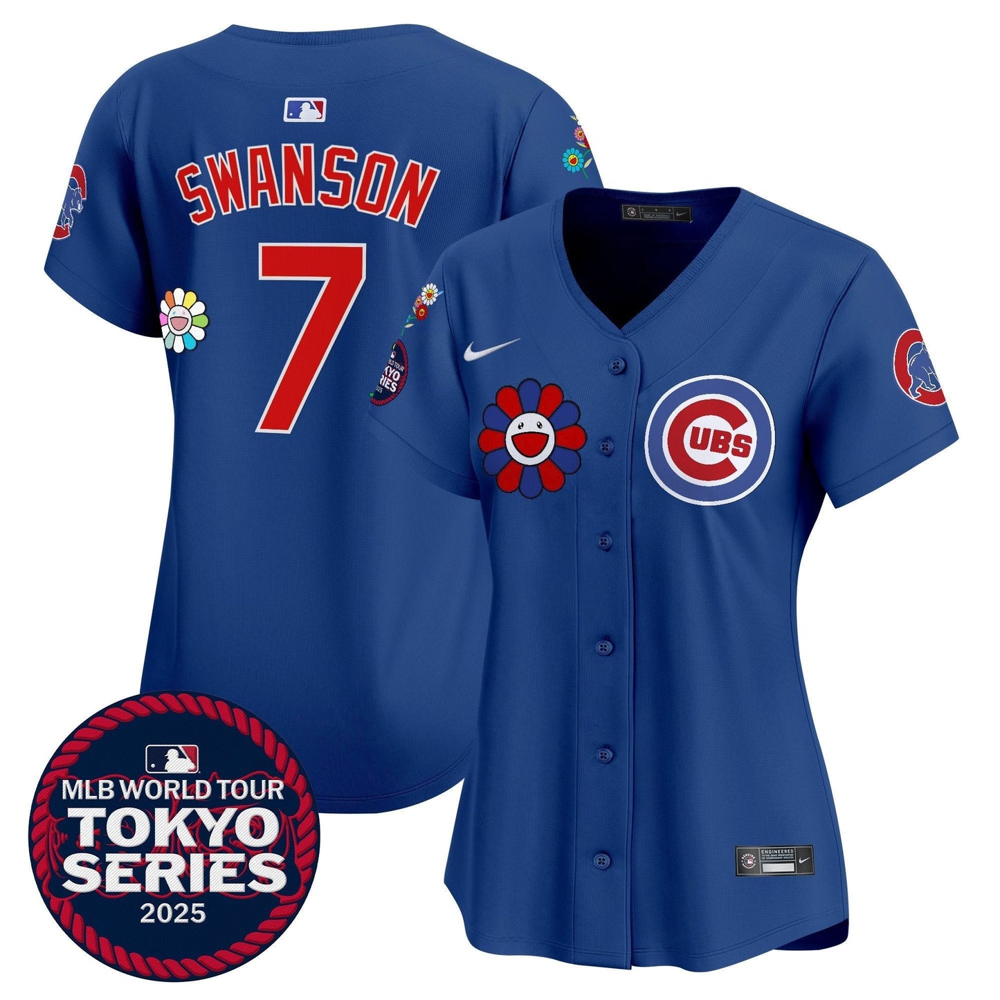 Women's Chicago Cubs Tokyo Series 2025 Vapor Premier Limited Jersey - All Stitched