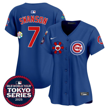 Women's Chicago Cubs Tokyo Series 2025 Vapor Premier Limited Jersey - Stitched