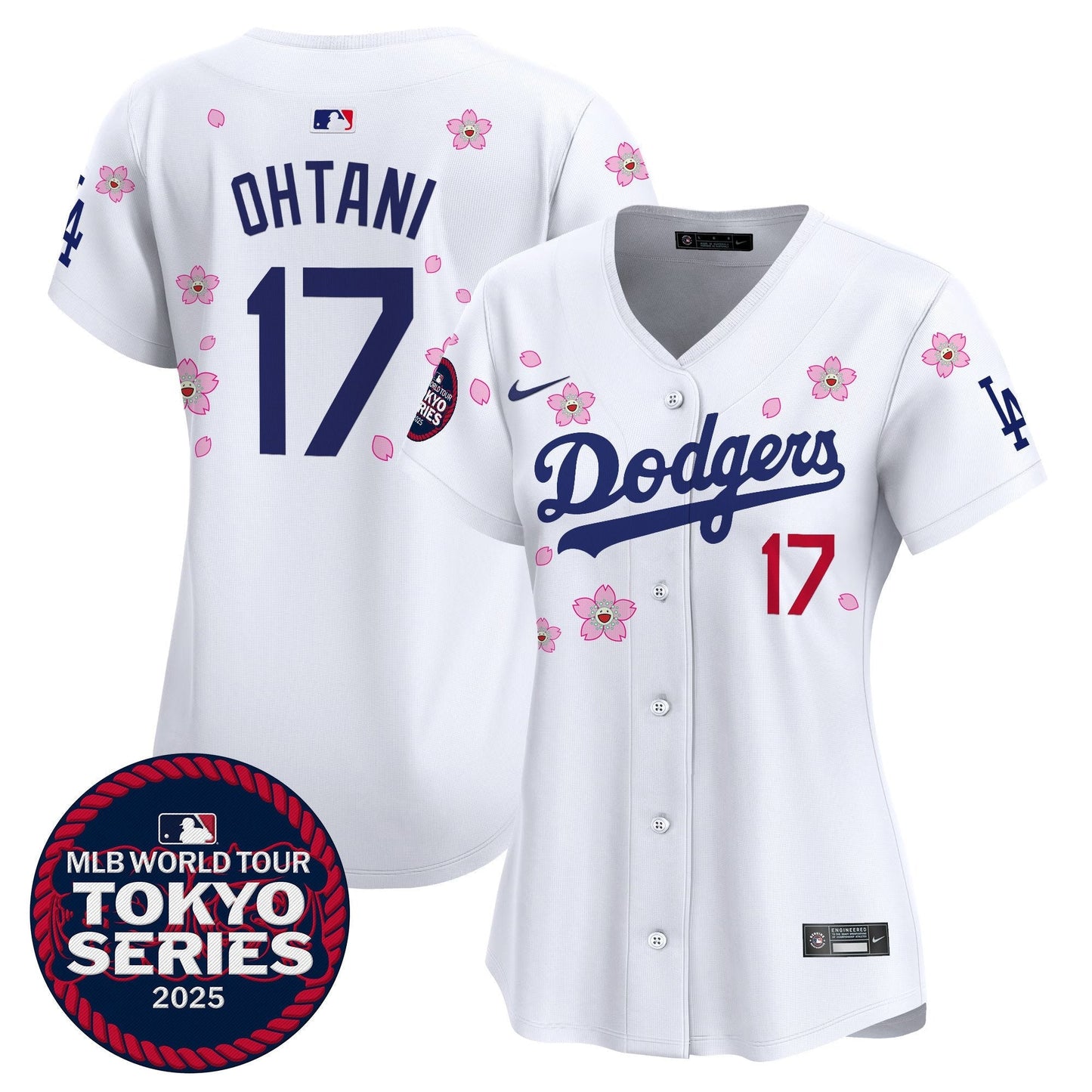 Women's Dodgers Tokyo Series 2025 Vapor Premier Limited Jersey V2 - Stitched