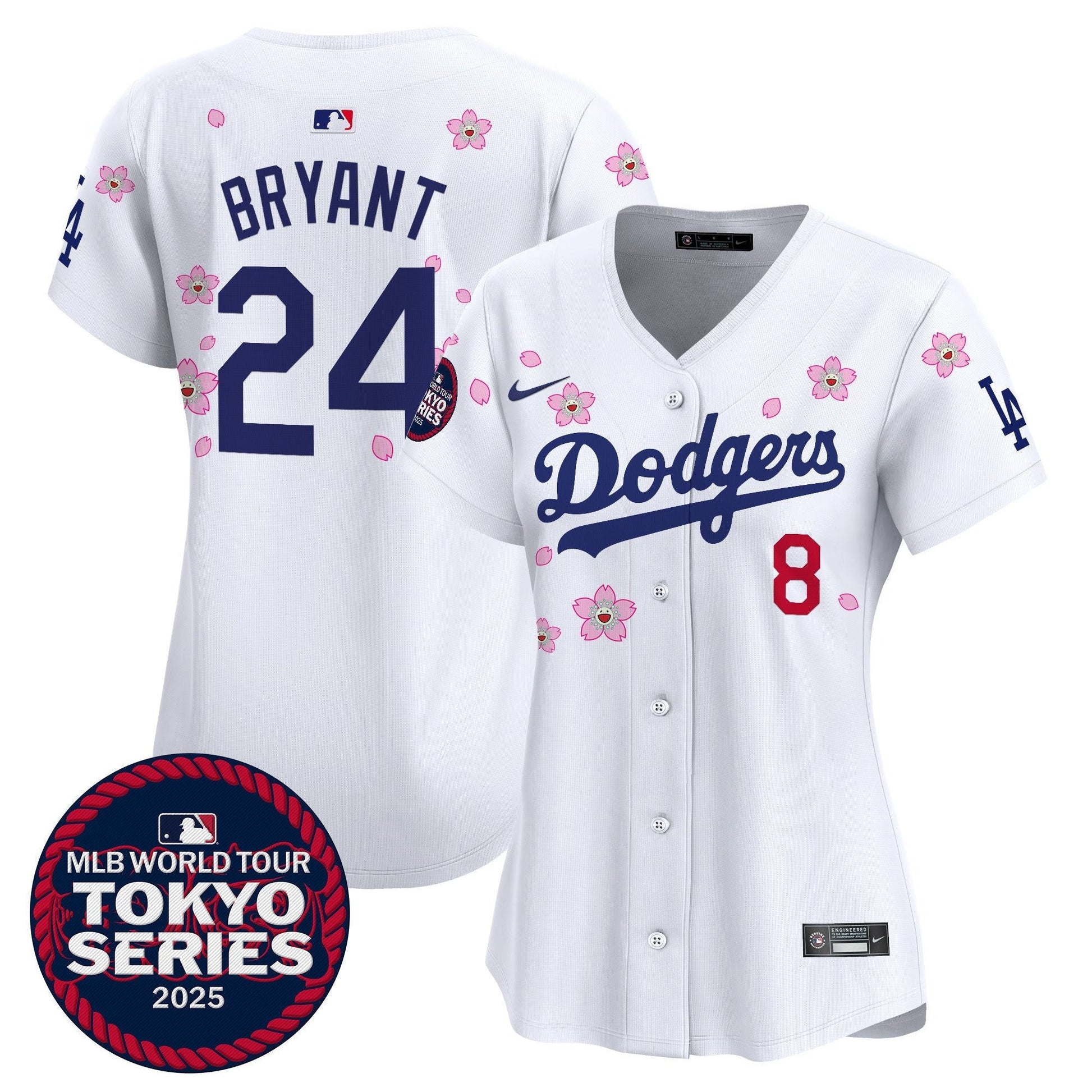 Women's Dodgers Tokyo Series 2025 Vapor Premier Limited Jersey V2 - Stitched