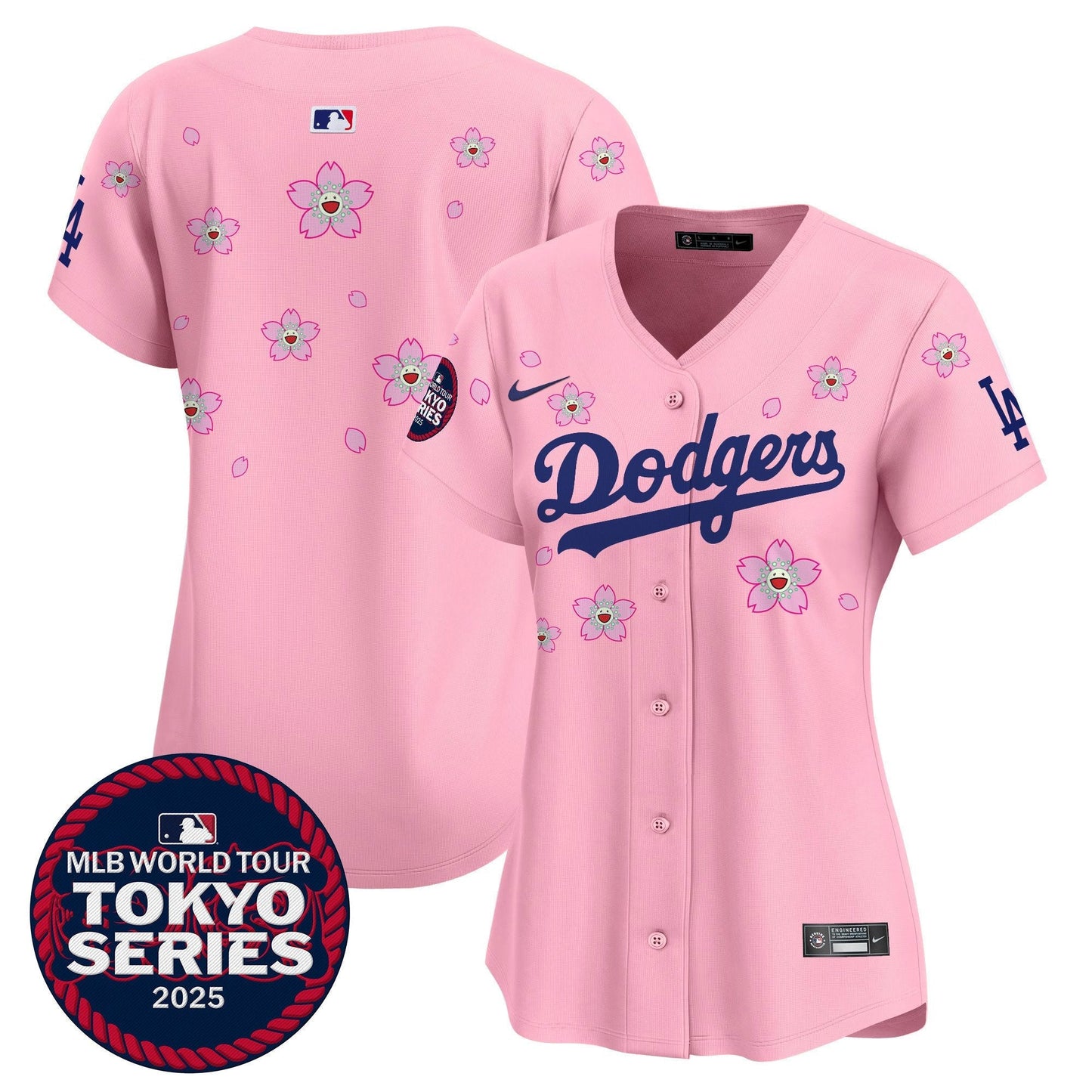 Women's Dodgers Tokyo Series 2025 Vapor Premier Limited Jersey V2 - Stitched