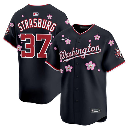 Men's Washington Nationals Cherry Blossom Vapor Premier Limited Jersey - Stitched