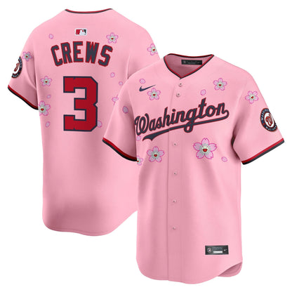 Men's Washington Nationals Cherry Blossom Vapor Premier Limited Jersey - Stitched