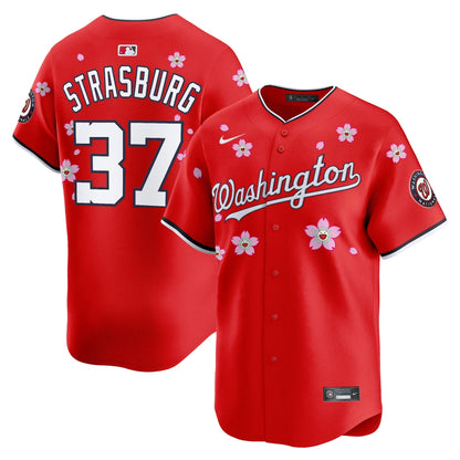 Men's Washington Nationals Cherry Blossom Vapor Premier Limited Jersey - Stitched