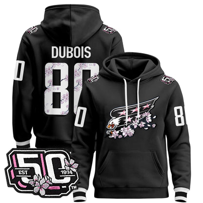 Men's Washington Capitals 50th Anniversary Cherry Blossom Pullover Hoodie - All Stitched
