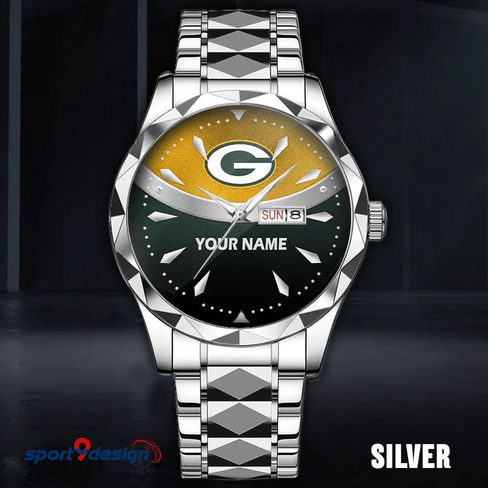 Green Bay Packers - American Football Men Luxury Hand Watch Custom Any Name Gifts For Fan-Limitted Edition