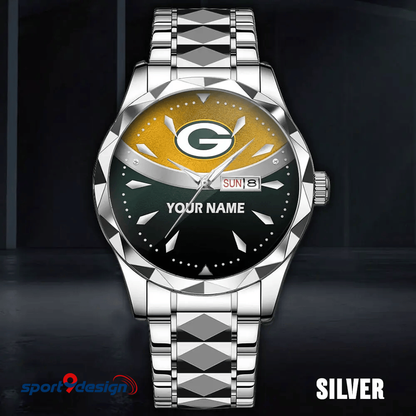 Green Bay Packers - American Football Men Luxury Hand Watch Custom Any Name Gifts For Fan-Limitted Edition