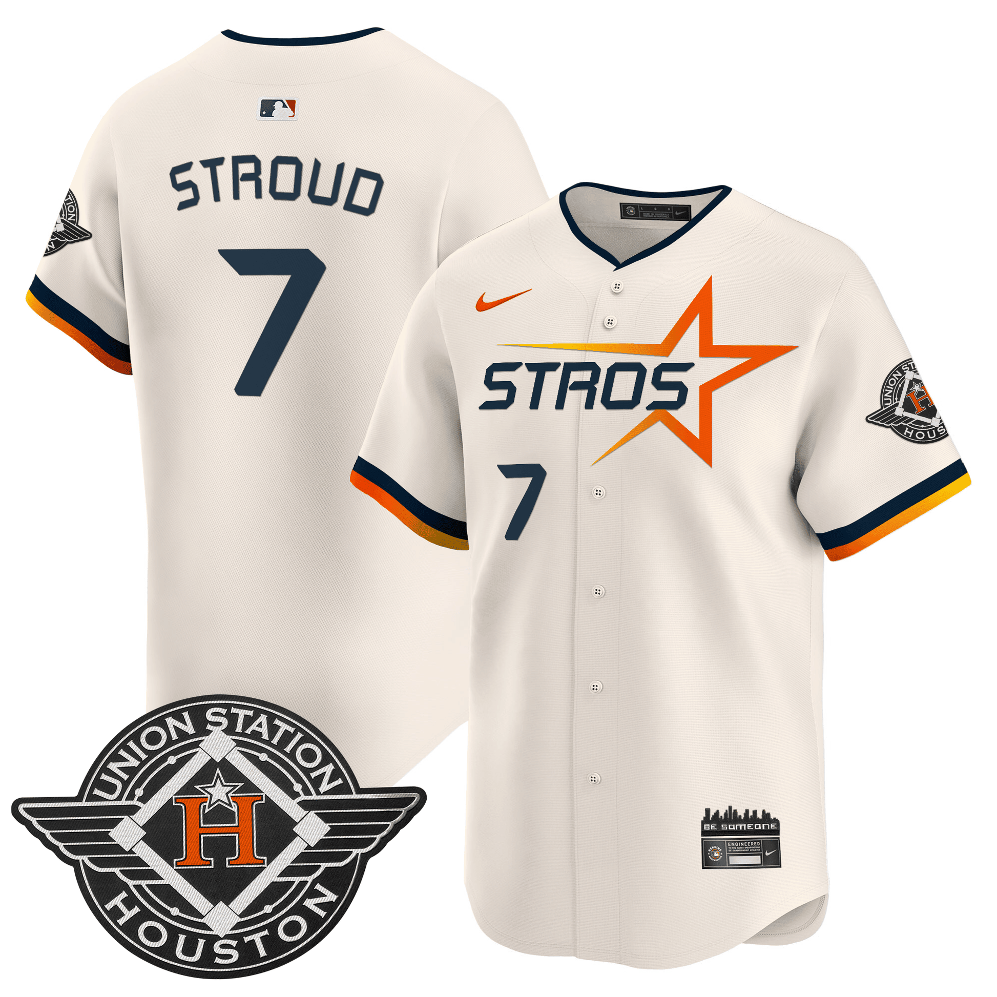 Houston Astros 2025 City Connect Vapor Premier Limited Jersey - All Stitched