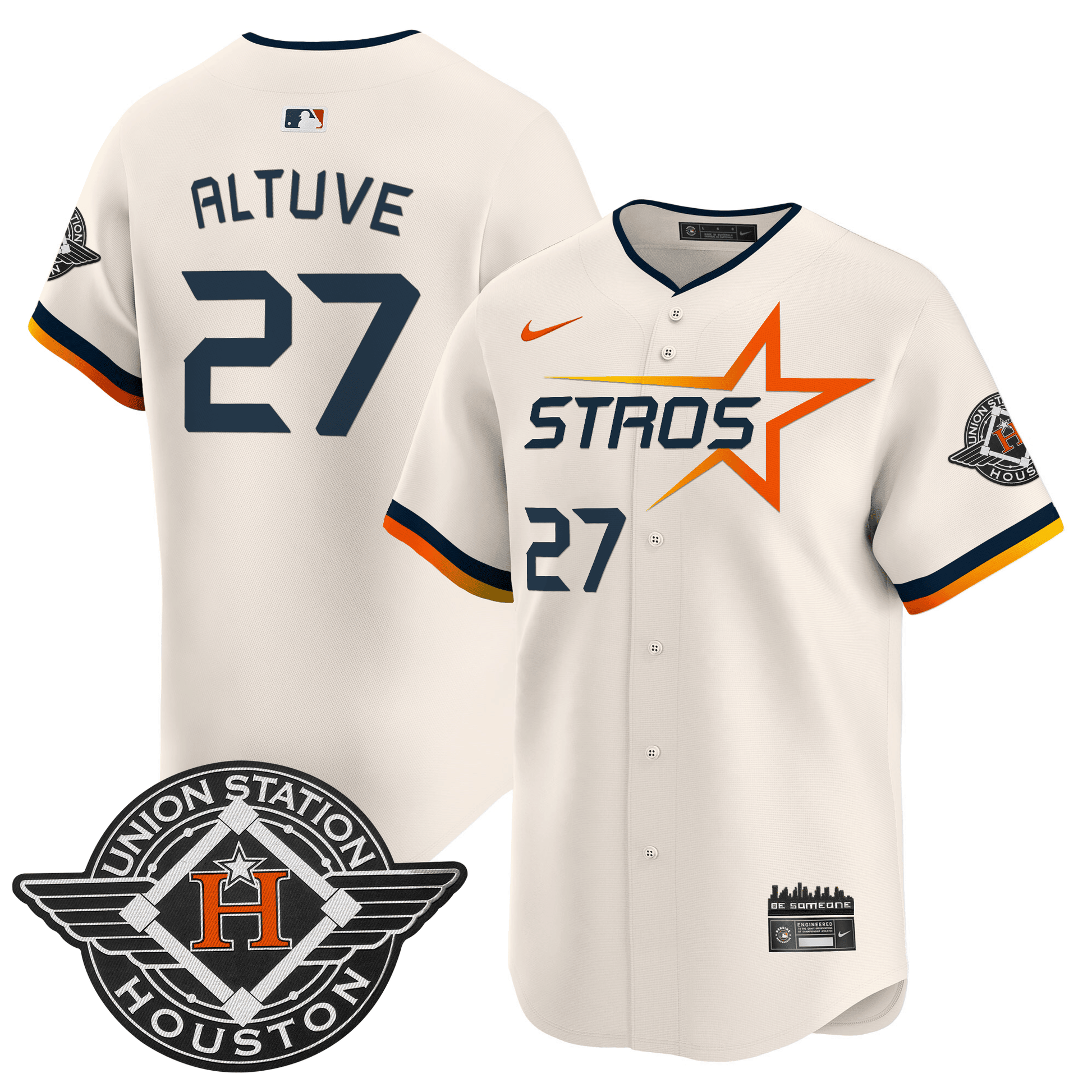 Houston Astros 2025 City Connect Vapor Premier Limited Jersey - All Stitched