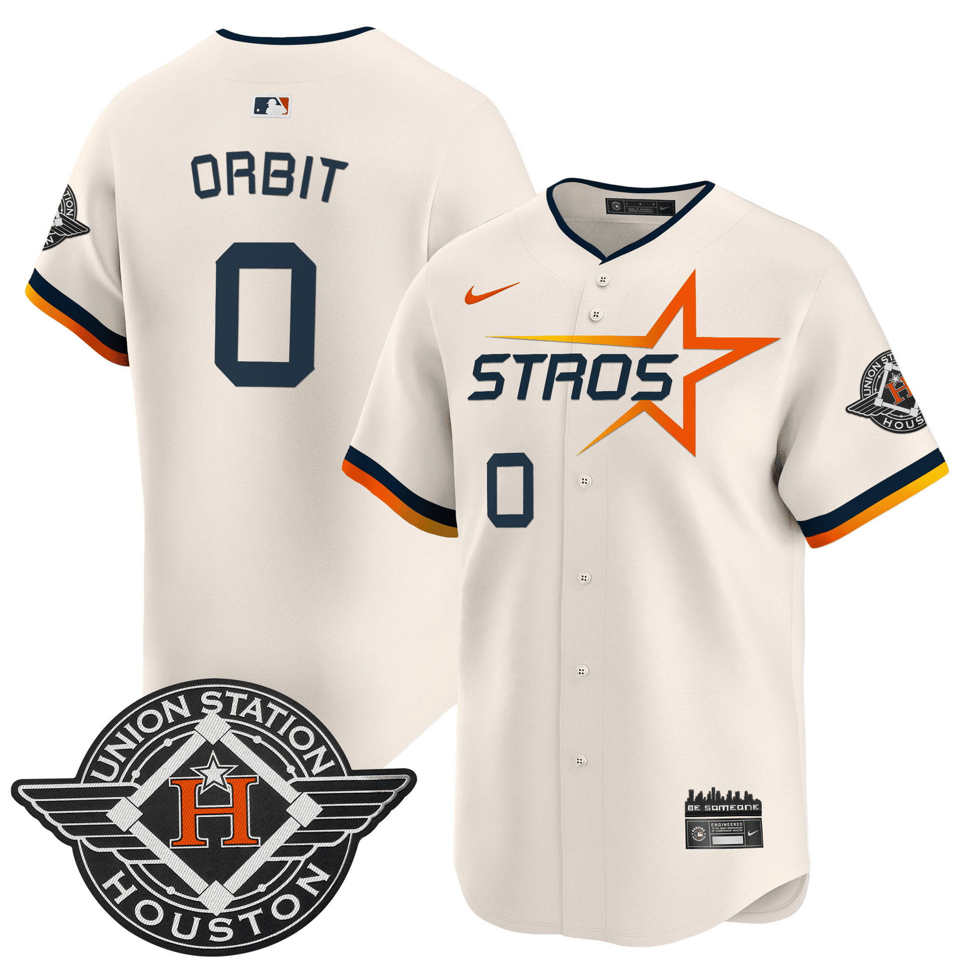 Houston Astros 2025 City Connect Vapor Premier Limited Jersey - All Stitched