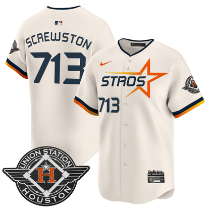Houston Astros 2025 City Connect Vapor Premier Limited Jersey - All Stitched
