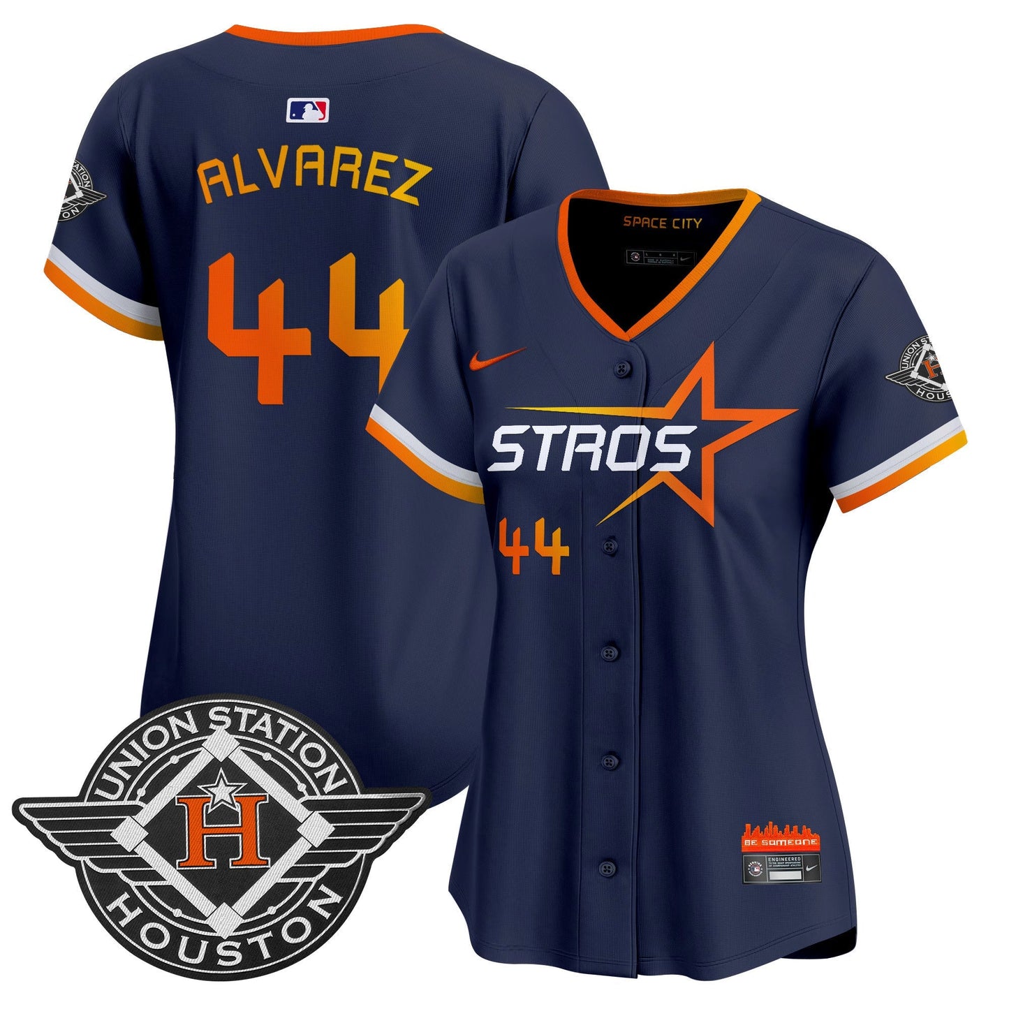 Women's Houston Astros 2025 City Connect Vapor Premier Limited Jersey - All Stitched