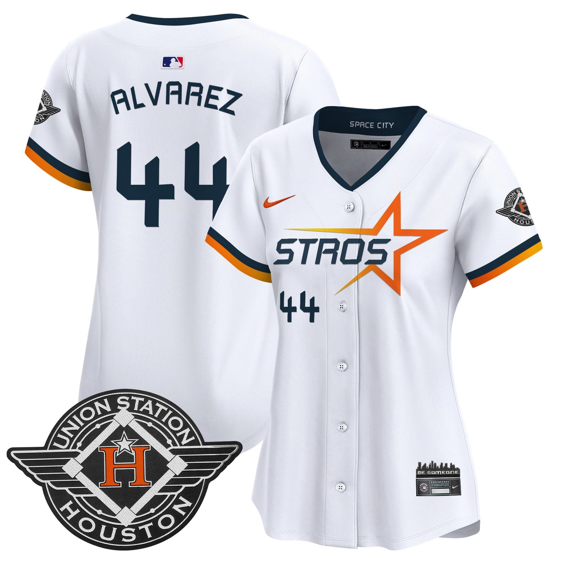 Women's Houston Astros 2025 City Connect Vapor Premier Limited Jersey - All Stitched
