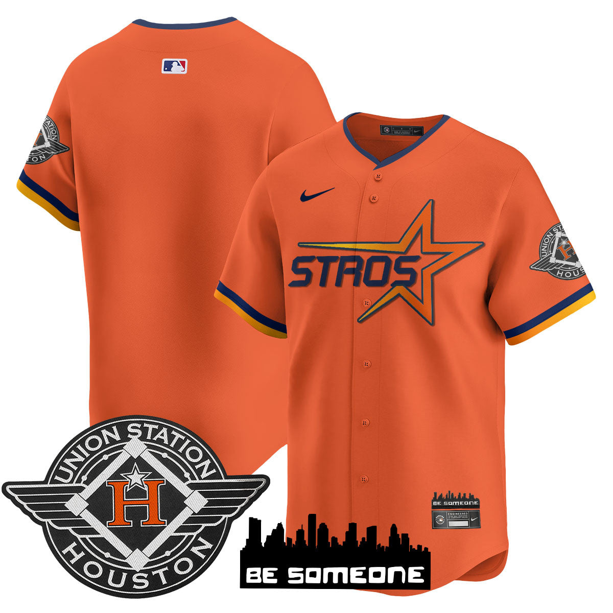 Houston Astros 2025 City Connect Vapor Premier Limited Jersey - All Stitched
