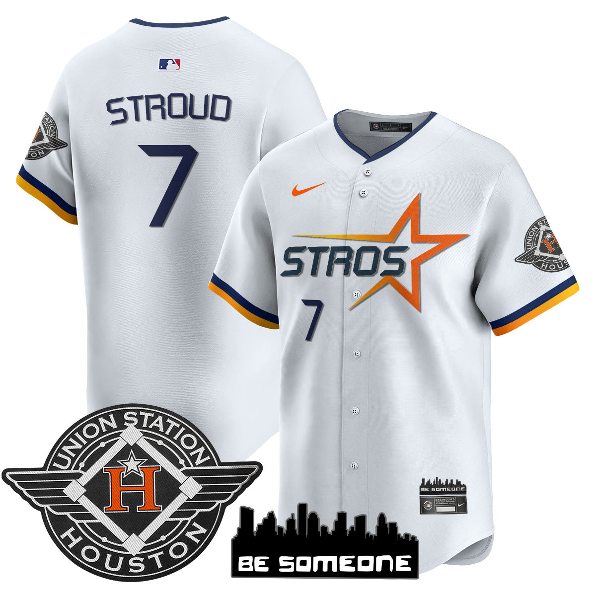 Houston Astros 2025 City Connect Vapor Premier Limited Jersey - All Stitched