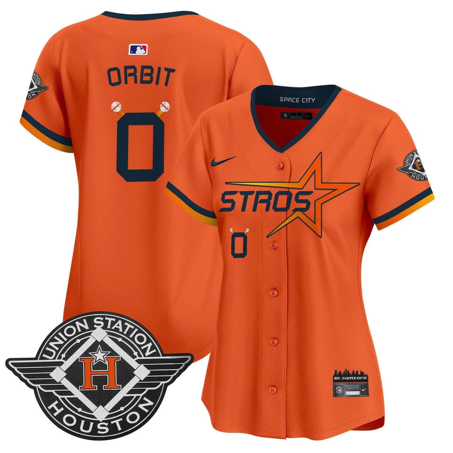 Women's Houston Astros 2025 City Connect Vapor Premier Limited Jersey - All Stitched