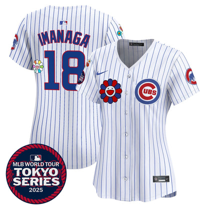 Women's Chicago Cubs Tokyo Series 2025 Vapor Premier Limited Jersey - Stitched