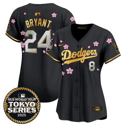 Women's Dodgers Tokyo Series 2025 Vapor Premier Limited Jersey V2 - Stitched